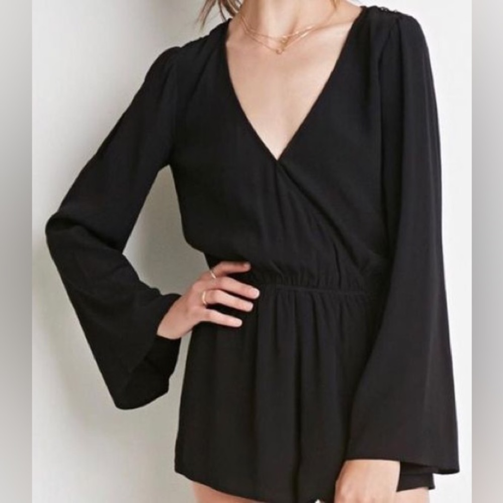 Forever 21 Long Sleeve Romper
